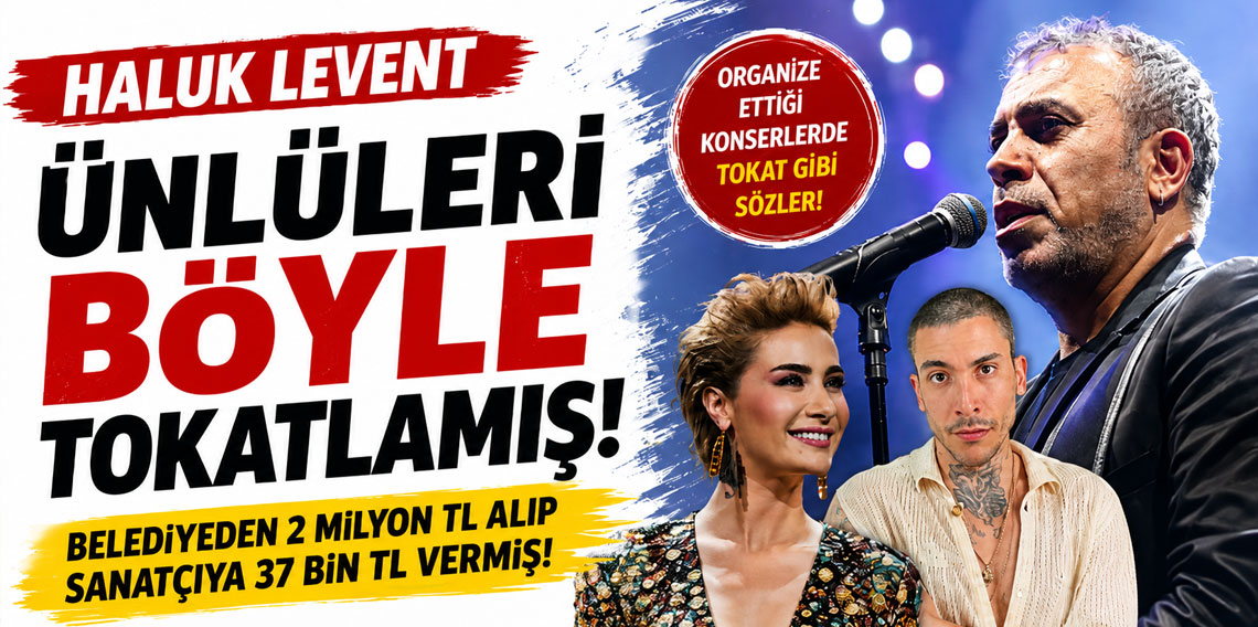 Haluk Levent ünlüleri böyle tokatlamış!