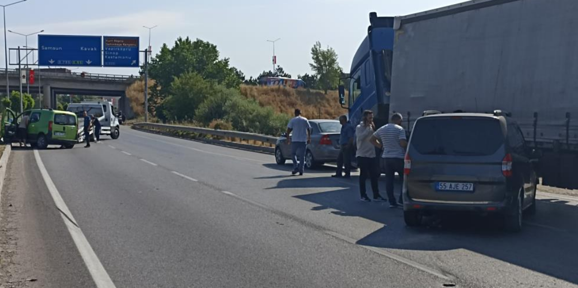 Samsun’da zincirleme kaza: 
