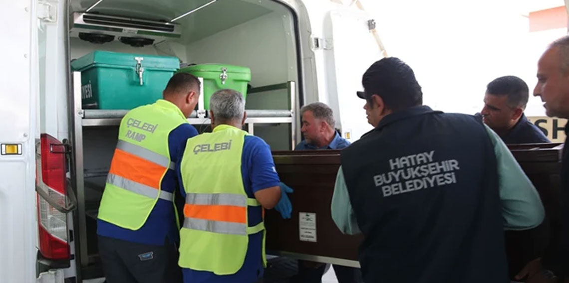 Suudi Arabistan'da ölen 4 Türk vatandaşının cenazeleri Hatay'a getirildi