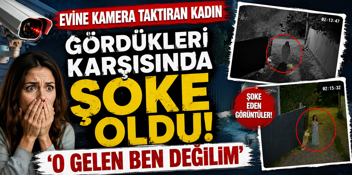 Evine güvenlik kamerası taktıran kadın, gördükleri karşısında şoke oldu