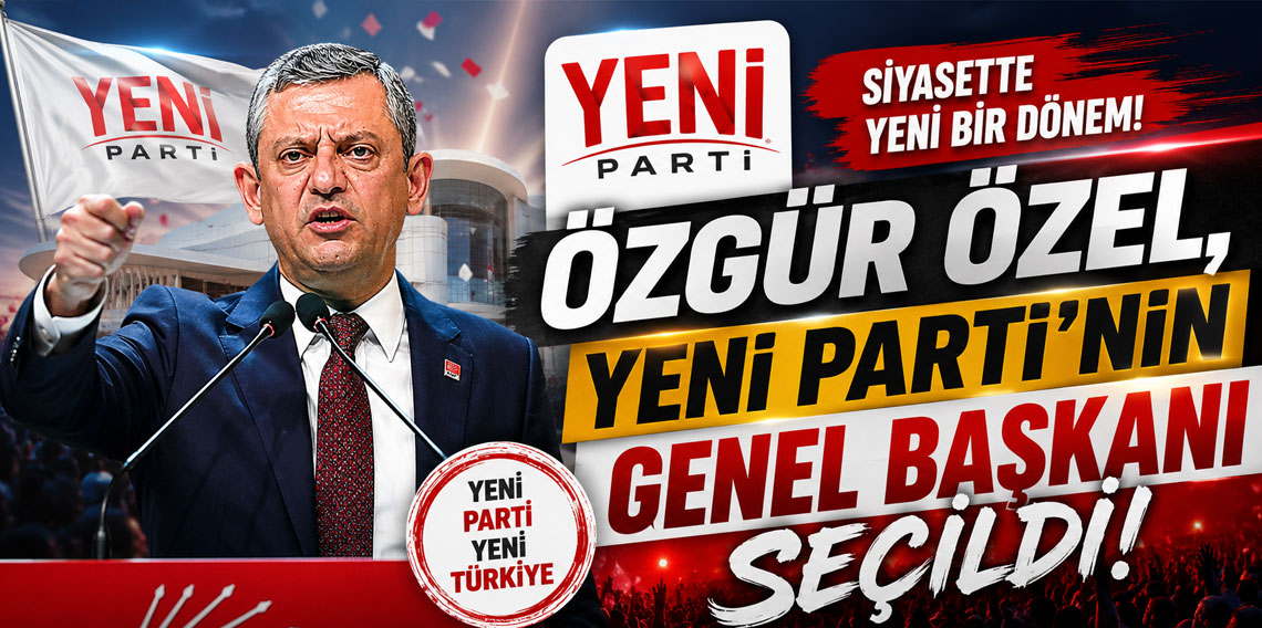 Özgür Özel, Yeni Parti’nin genel başkanı seçildi
