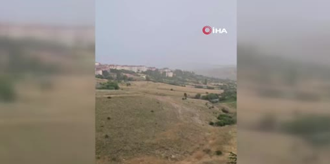 Haymana Merkez Camii'ne yıldırım düştü