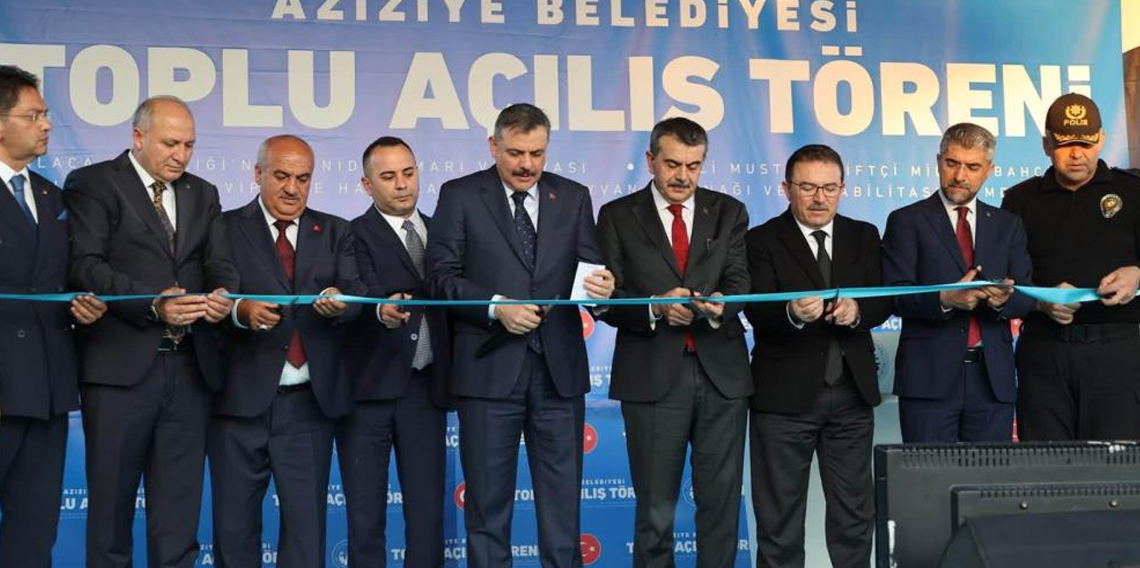 Bakan Çiftçi Aziziye'de toplu açılışlara katıldı