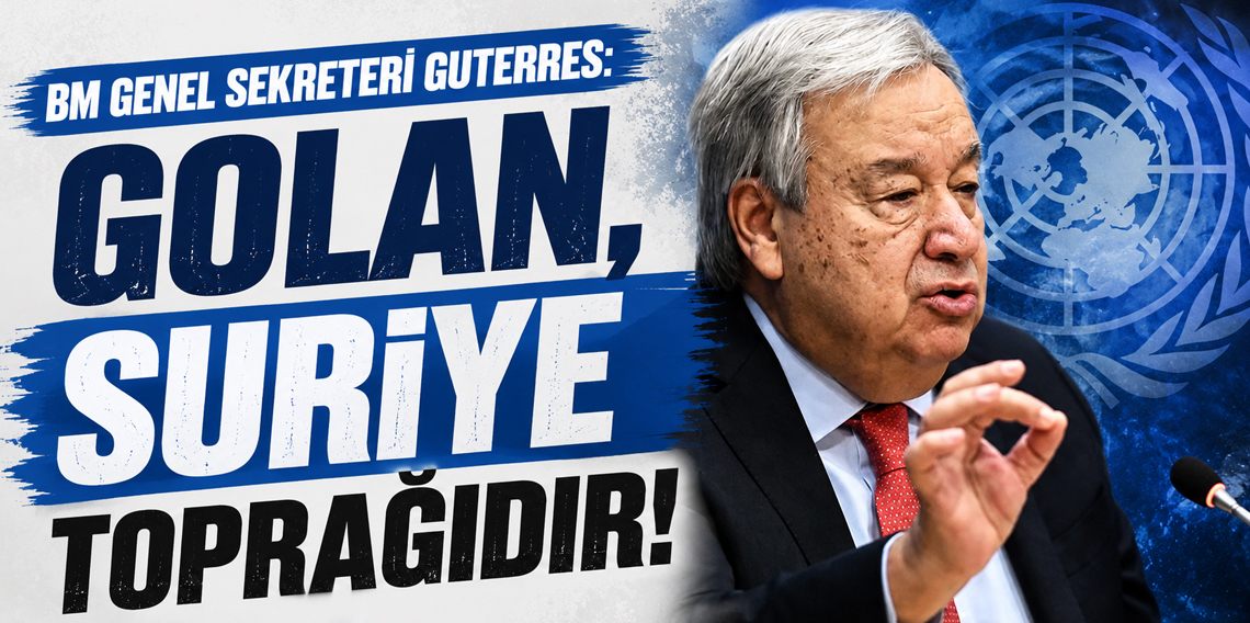 BM Genel Sekreteri Guterres: 