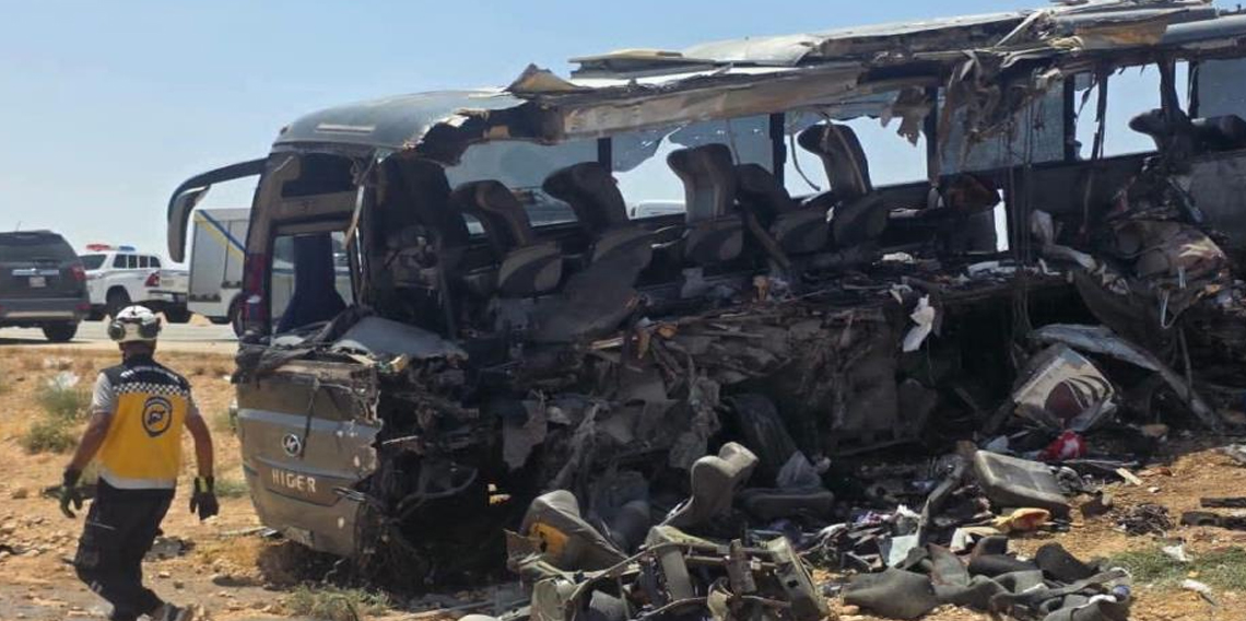 Suriye’de iki otobüs kafa kafaya çarpıştı: 35 ölü, 30 yaralı