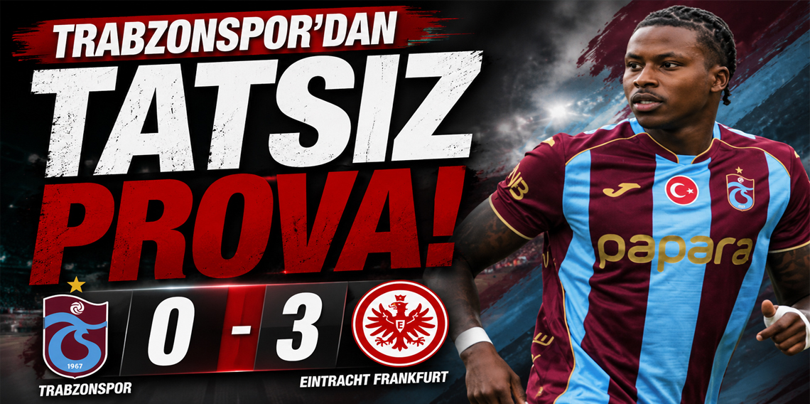 Trabzonspor'dan Tatsız Prova!