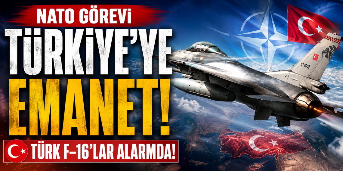 NATO görevi Türkiye'ye emanet! Türk F-16'lar alarmda olacak!