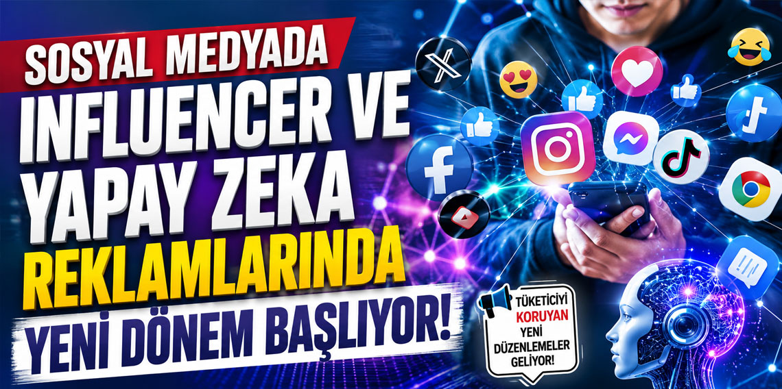 Sosyal medyada Influencer ve yapay zeka reklamlarında yeni dönem başlıyor