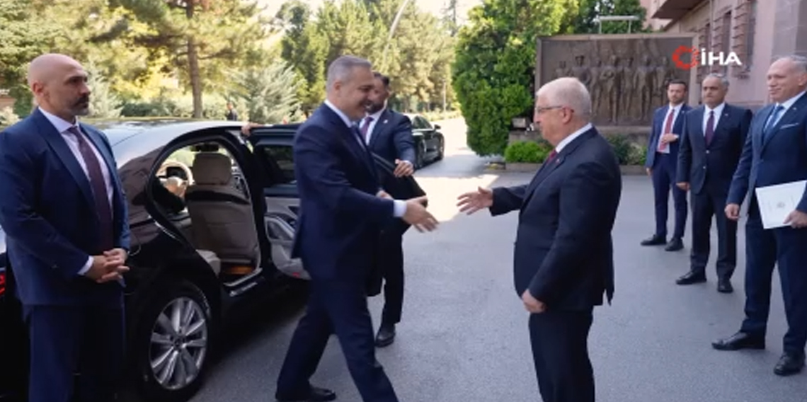 Bakan Fidan, Milli Savunma Bakanı Güler ile görüştü