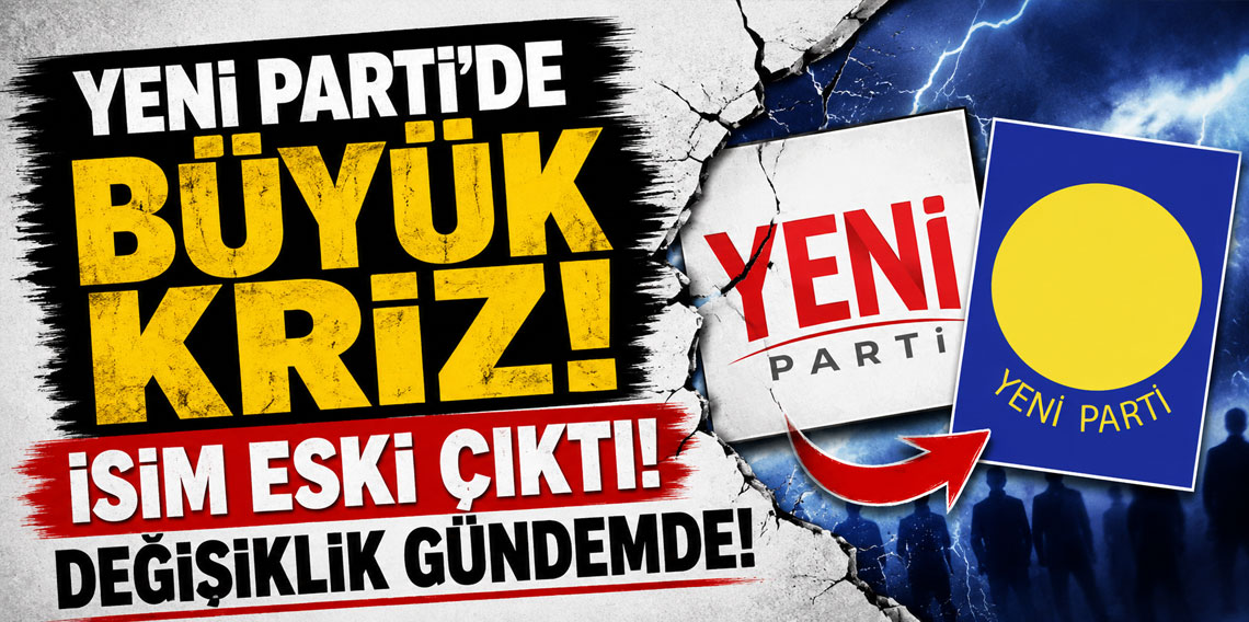 Yeni parti'de büyük kriz! İsim eski çıktı! Değişiklik gündemde!