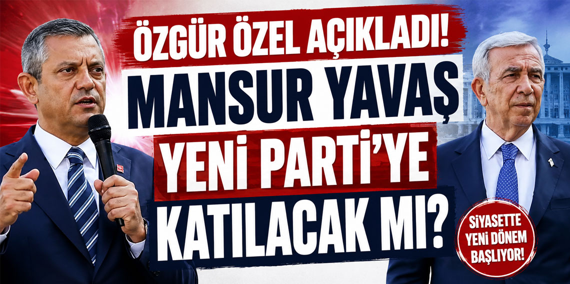 Özgür Özel açıkladı! Mansur Yavaş ve Zeydan Karalar, Yeni Parti'ye katılacak mı?
