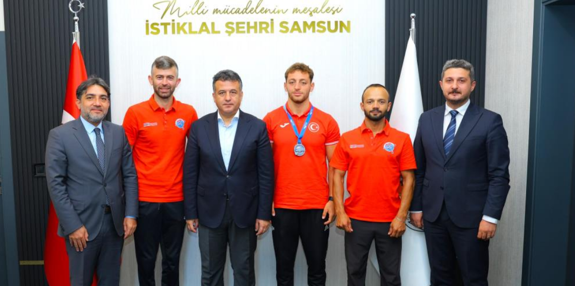 Başkan Doğan'dan Avrupa ikincisi milli sporcuya kutlama