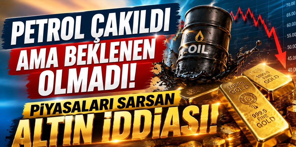 Petrol çakıldı ama beklenen olmadı! Piyasaları sarsan altın iddiası!