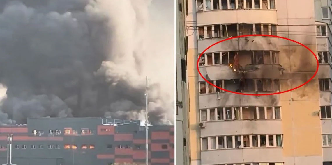 Savaşta bir ilk! Başkenti 390'dan fazla İHA ile cehenneme çevirdiler