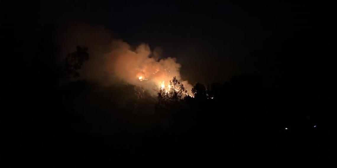 Kaş’taki orman yangınına müdahale sürüyor