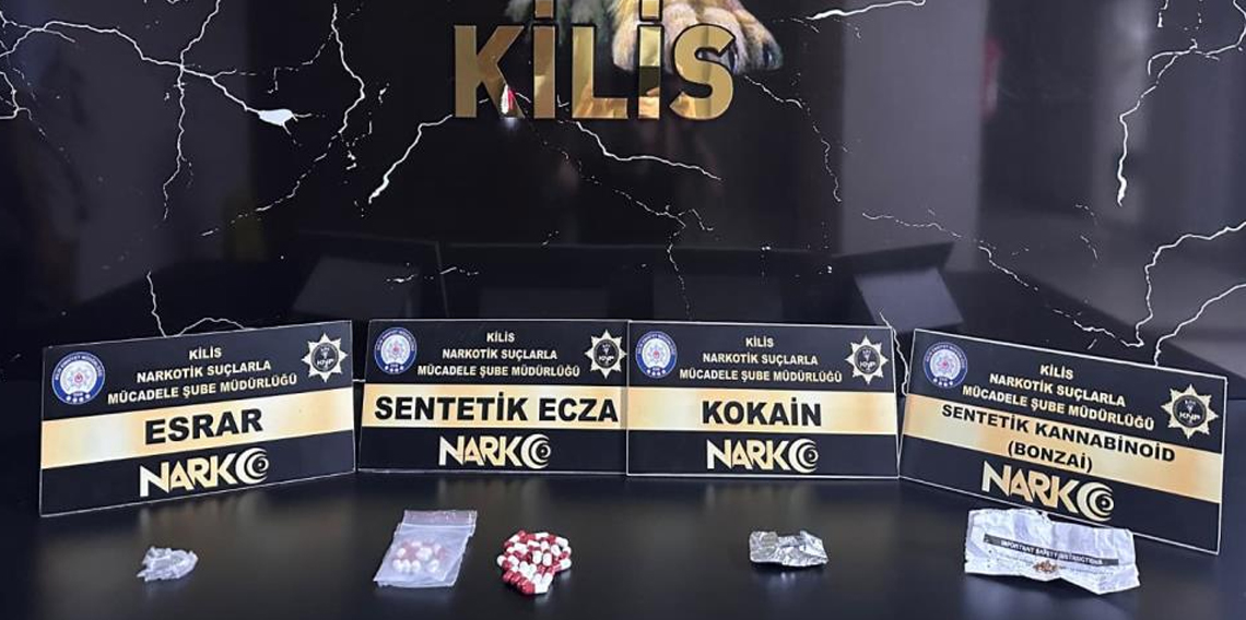 Kilis'te uyuşturucu operasyonu: 19 şüpheliden 7'si tutuklandı