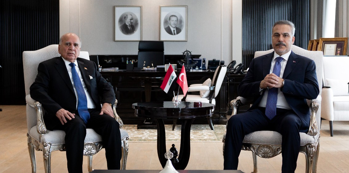 Bakan Fidan, Iraklı mevkidaşı ile bir araya geldi