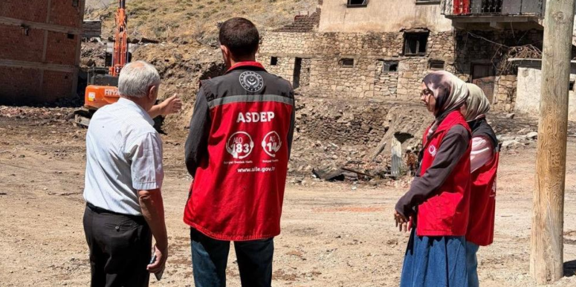 Bayburt'ta Yangınzede Ailelere Psikososyal Destek