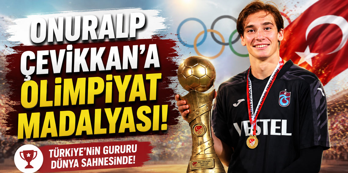 ONURALP ÇEVİKKAN’A OLİMPİYAT MADALYASI!