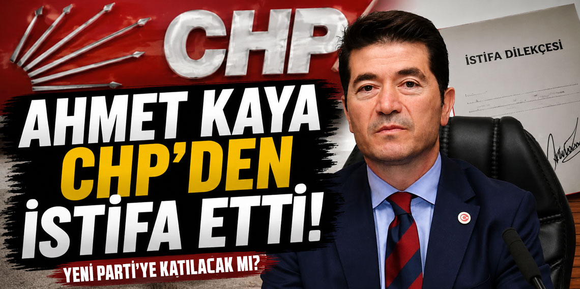 Trabzon’da CHP’ye bir darbe daha! Ahmet Kaya partisinden istifa etti!