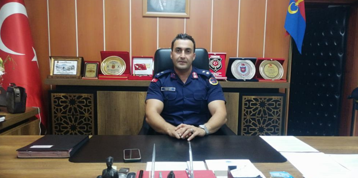 Niksar'a yeni ilçe jandarma komutanı göreve başladı