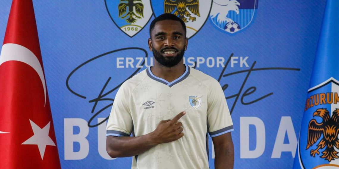 Gyrano Kerk, Erzurumspor FK'nın ikinci Surinamlı futbolcusu oldu