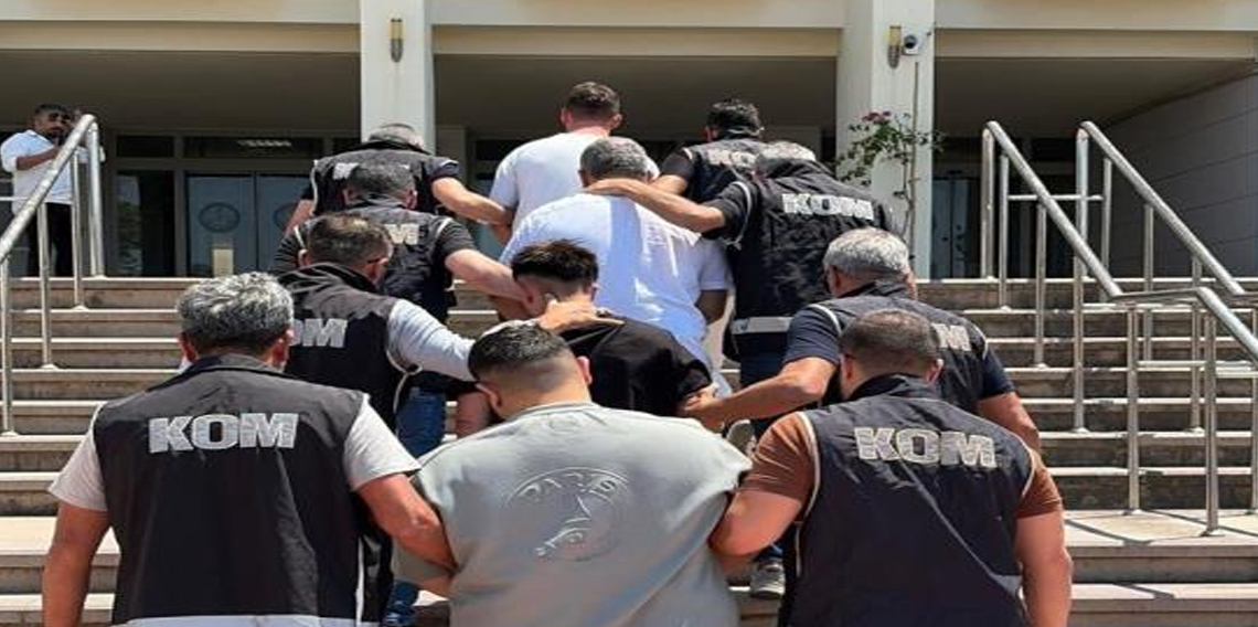 Suç örgütü operasyonu: 5 gözaltı