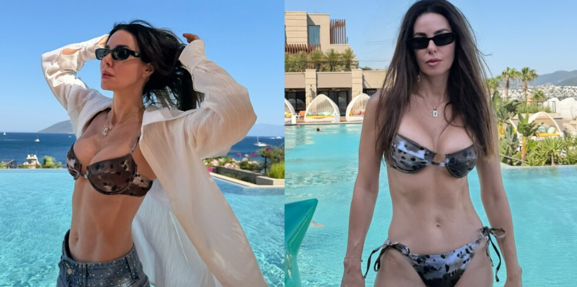 Defne Samyeli'nin Bodrum tatili ilgi gördü! Plaj ve havuz pozları sosyal medyada beğeni topladı
