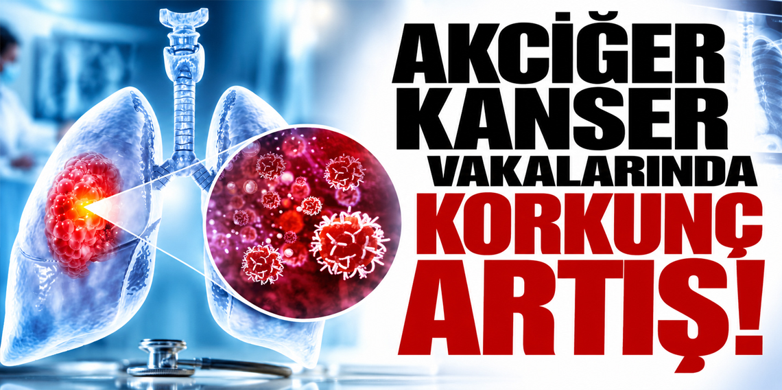 Akciğer kanseri vakalarındaki artış endişe verici