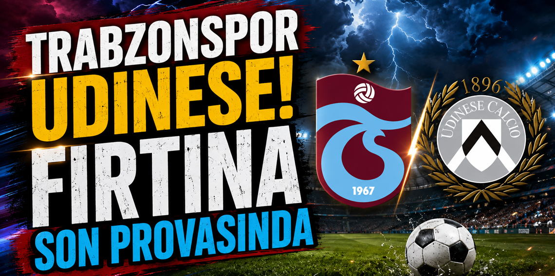 Trabzonspor:1 - Udinese:0 CANLI SKOR