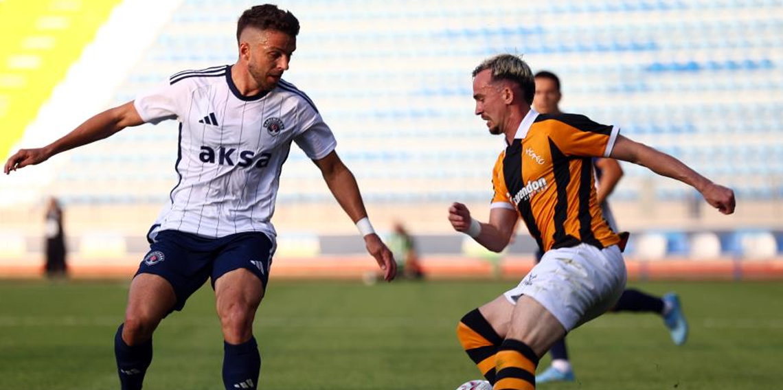 Kasımpaşa ile Hull City hazırlık maçında 1-1 berabere kaldı