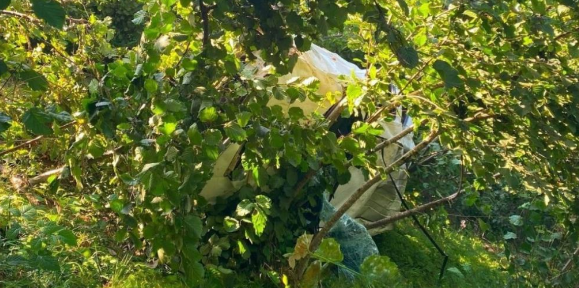 Giresun'da Feci Kaza! Fındık Bahçesine Devrilen Kamyonette 1 Kişi Hayatını Kaybetti