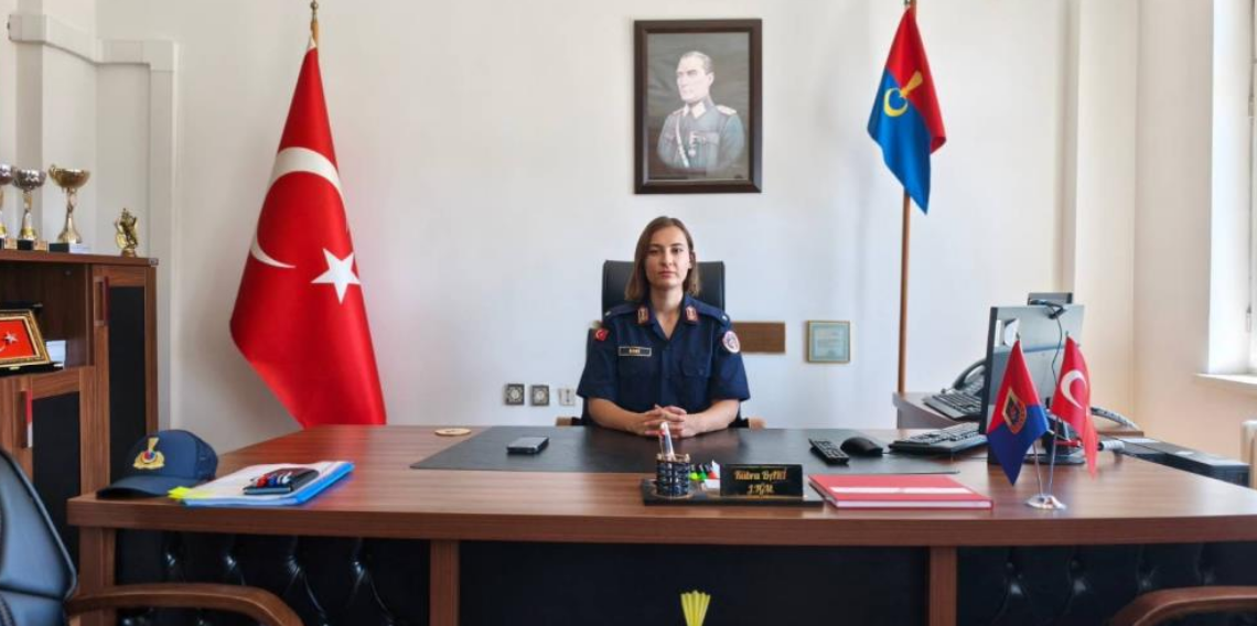 Tokat'ta Bir İlk! İlk Kadın İlçe Jandarma Komutanı Rukiye Kübra Baki Göreve Başladı