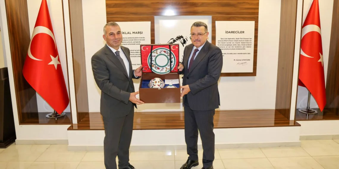 Başkan Genç'ten Ortahisar Kaymakamı Muhammed Lütfi Kotan'a ziyaret