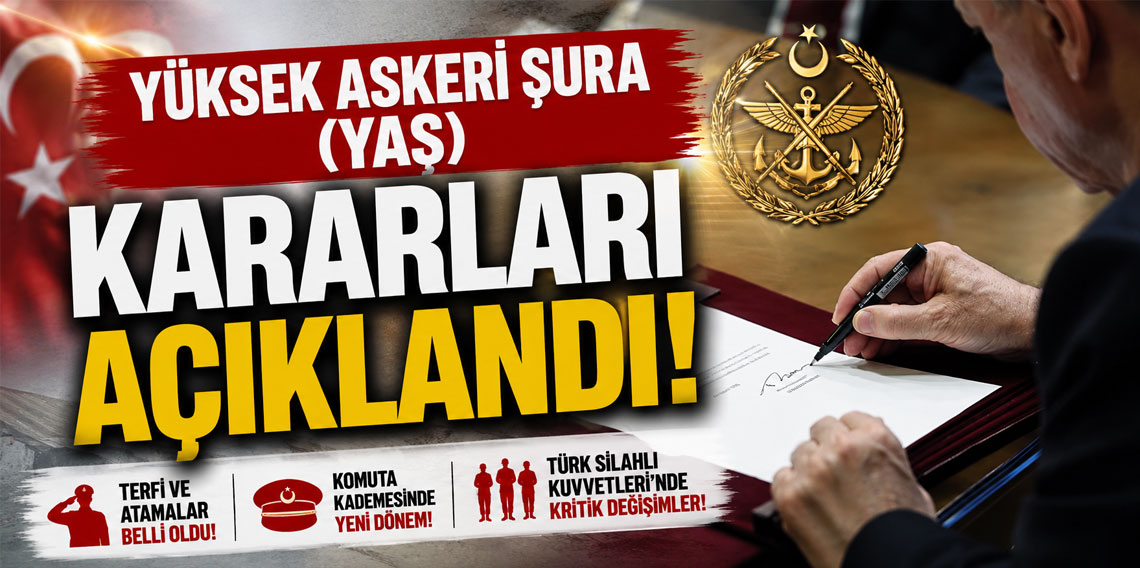 YAŞ toplantısı kararları çıktı! Hava Kuvvetleri Komutanı Rafet Dalkıran oldu!