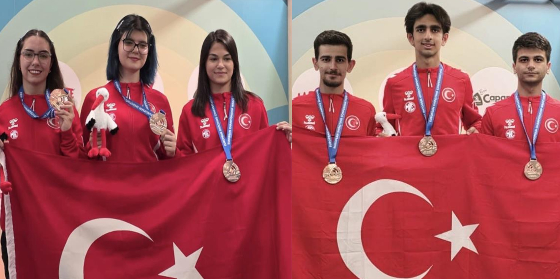 Milli sporculardan U23 Avrupa Şampiyonası’nda bronz madalya