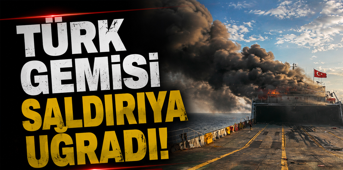 Rusya'dan Türkiye'ye gelen Ro-Ro gemisi dron saldırısına uğradı