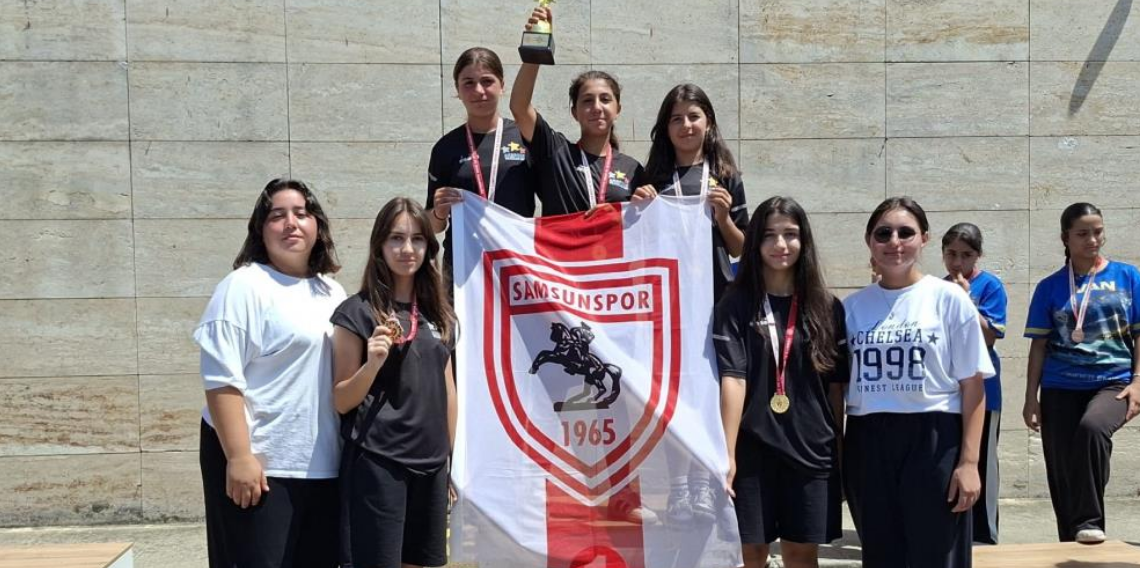 Samsunspor Bocce Takımı Yıldız Kızlar, Türkiye şampiyonu oldu