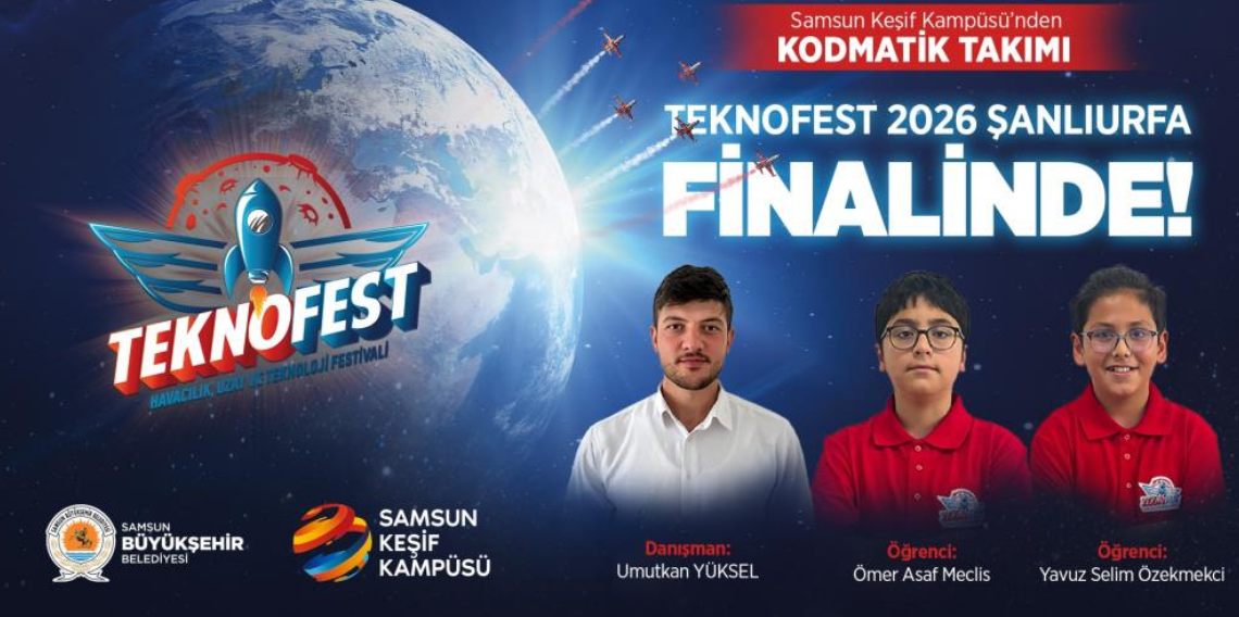 Samsunlu öğrenciler, TEKNOFEST Şanlıurfa finalinde yarışacak