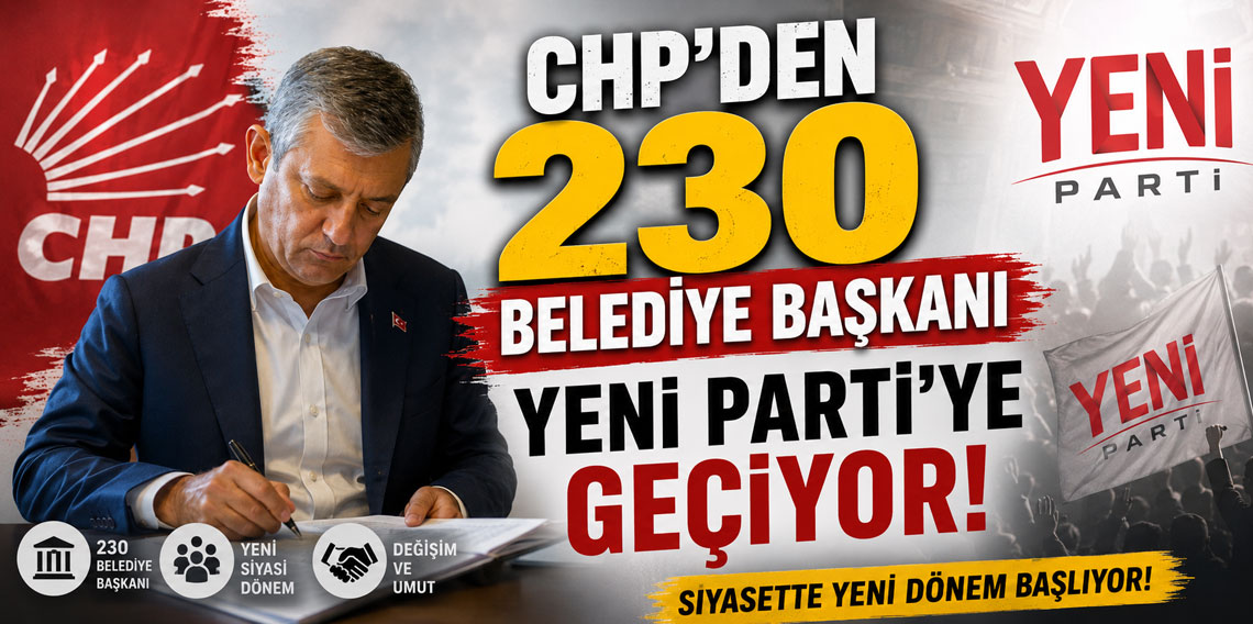 CHP'den 230 belediye başkanı Yeni Parti'ye geçiyor!