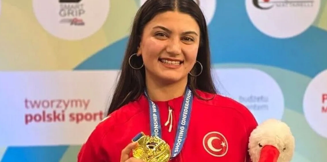 Milli atıcı Tuğba Bugur, 23 yaş altında Avrupa şampiyonu oldu