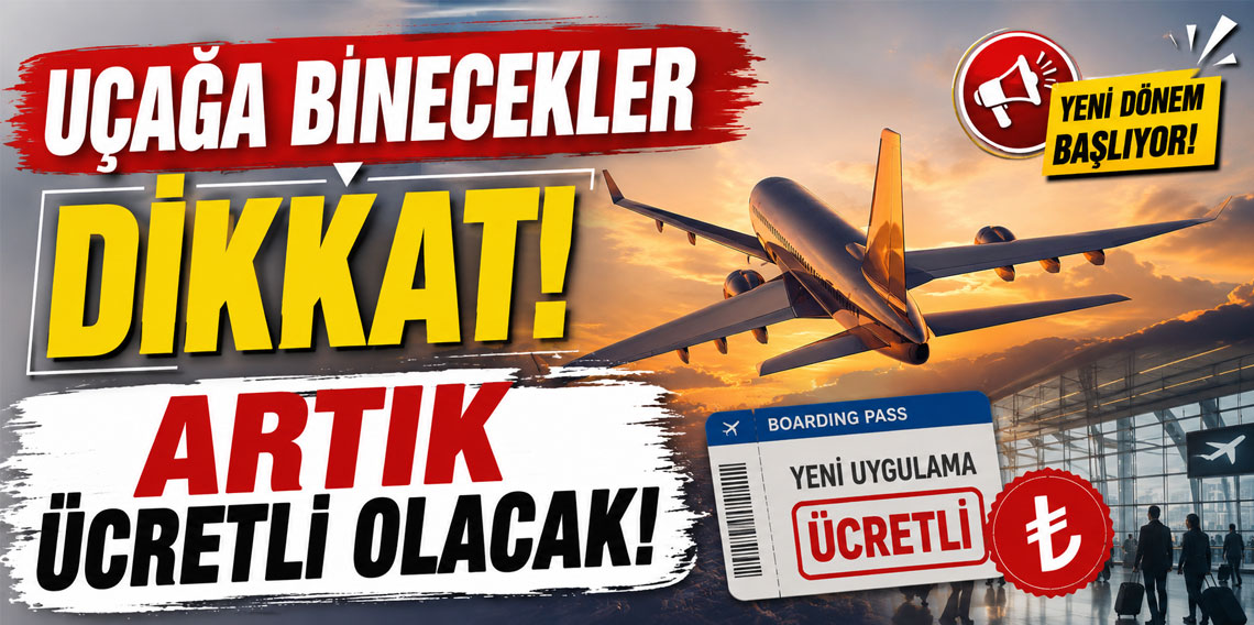 Uçak yolcularına kötü haber! Kabin bagajı için ek ücret geliyor
