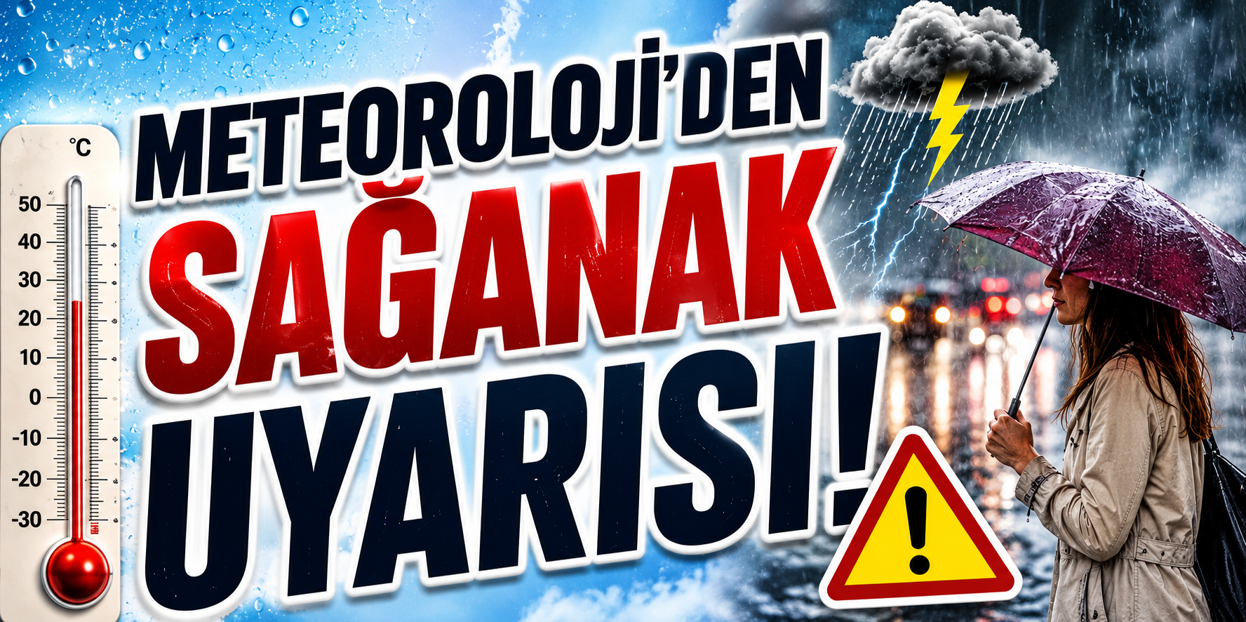 Meteoroloji'den 31 İl İçin Sağanak Alarmı! Sıcaklıklar Rekor Seviyede, Gök Gürültülü Yağış Geliyor