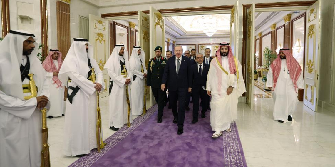 Erdoğan, Suudi Arabistan Veliaht Prensi Selman ile görüştü