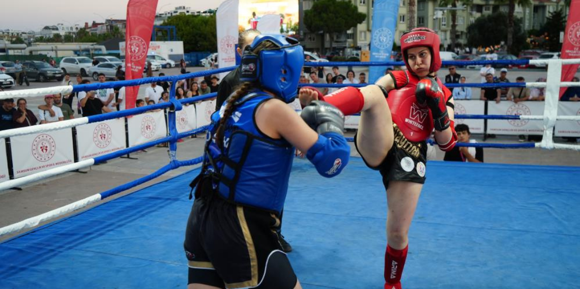 İller Arası Muay Thai Açık Hava Turnuvası Samsun’da başladı