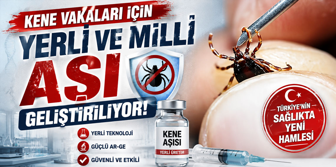 Kene vakaları için yerli ve milli aşı geliştiriliyor