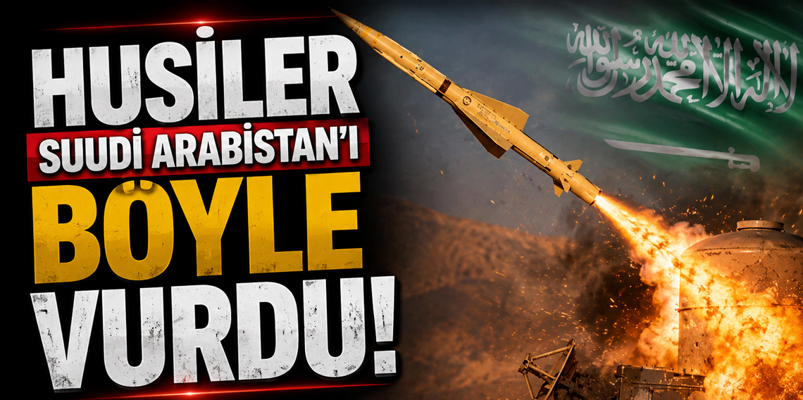 Husiler Suudi Arabistan’a ait askeri hedeflere yönelik saldırıların görüntülerini yayınladı