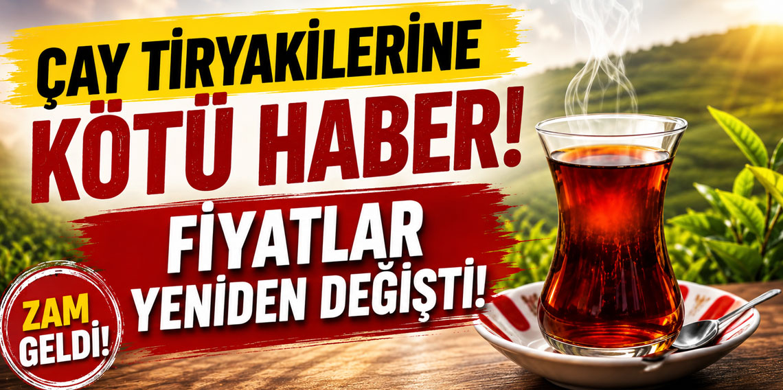 Çay tiryakilerine kötü haber! Fiyatlar yeniden değişti