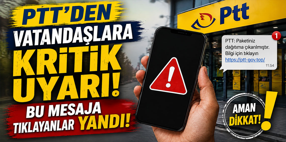 PTT'den vatandaşlara kritik uyarı! Bu mesaja tıklayanlar yandı
