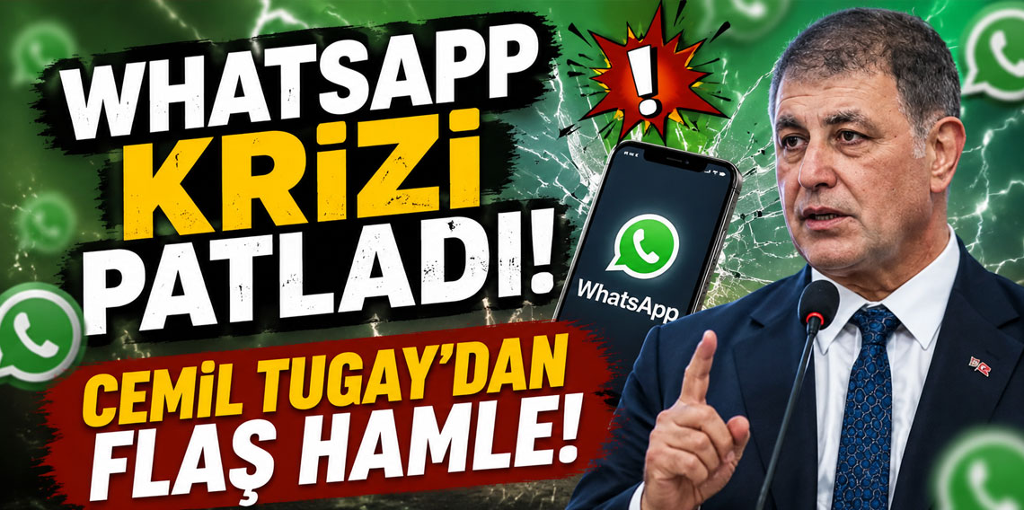 WhatsApp krizi patladı! Cemil Tugay’dan flaş hamle